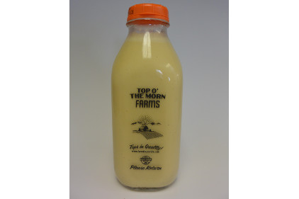 Top O Morn pumpkin spice eggnog milk - feature