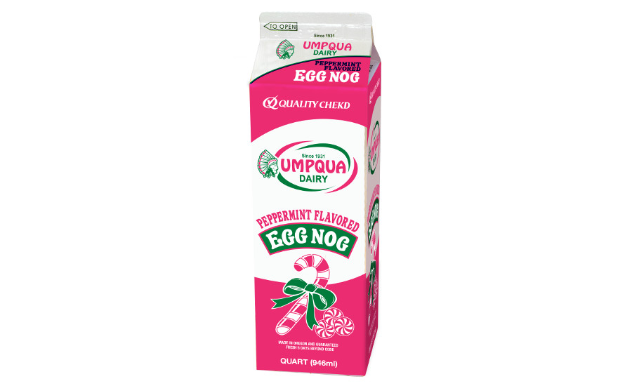 Umpqua Dairy Peppermint Egg Nog