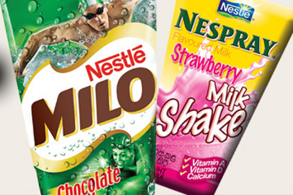 NestlÃƒÂ© opened a UHT milk factory in Sri Lanka to produce ready-to-drink brands such as Milo and Nespray