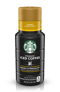 Starbucks ice coffee brewed to personalize