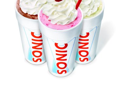 Sonic milk shakes
