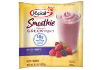 Yoplait Mixed Berry Greek yogurt smoothie