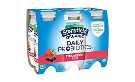 Stonyfield Organic probiotic shots