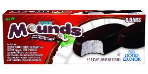 Mounds ice cream bars