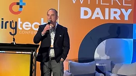 Nate Rosier, senior vice president, Consulting Leader at enVista, delivered the opening DairyTech speech.