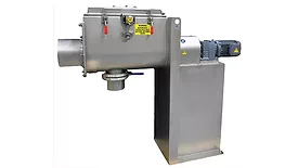 Gardner ribbon mixer on a white background.