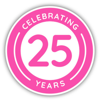 Tharp and Young Celebrating 25 Years Badge
