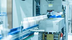 Automated factory milk production process.