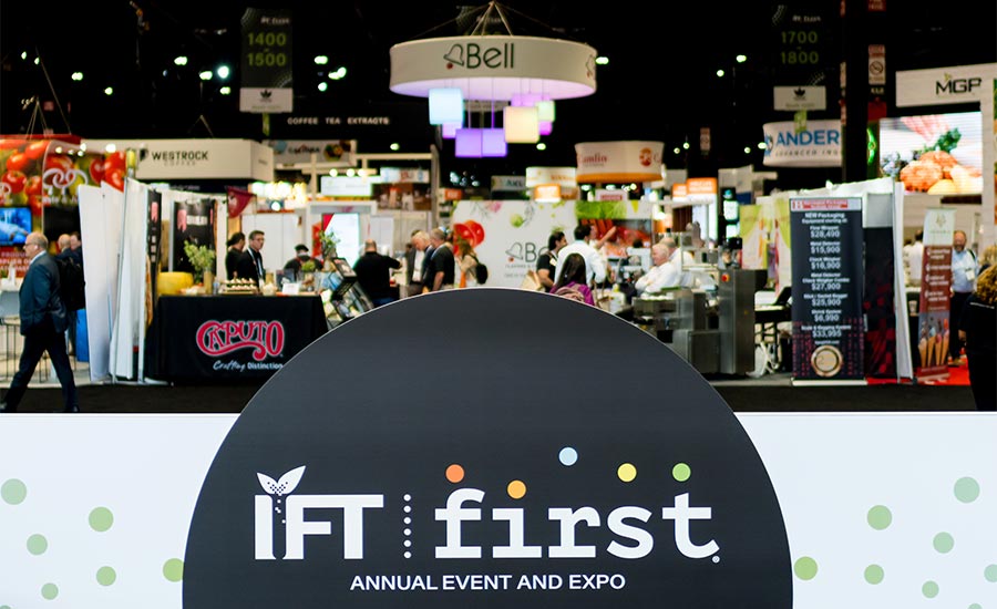 IF first Annual Event and Expo sign on the event floor.