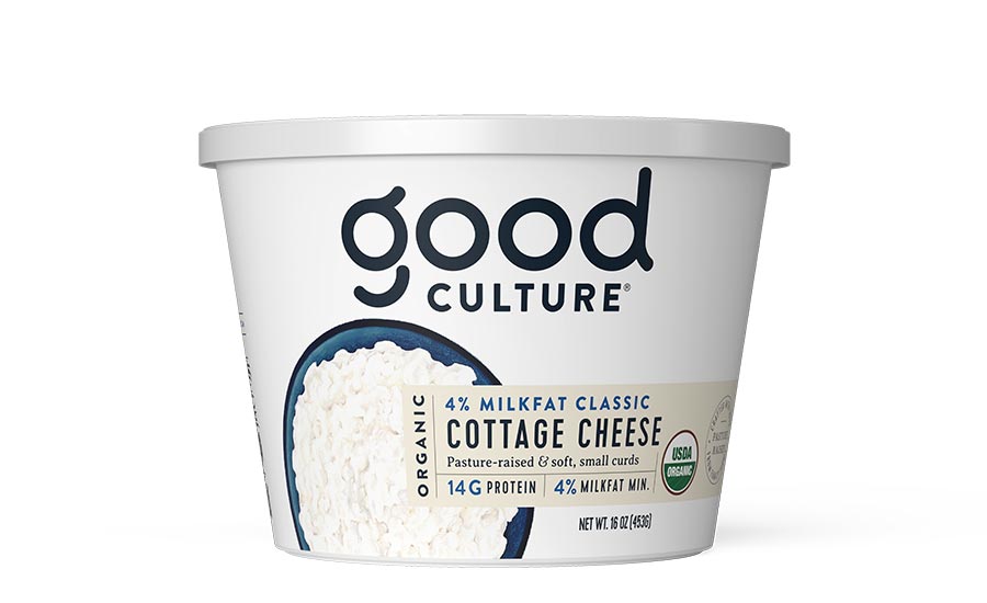 Good Culture organic 4% milkfat cottage cheese