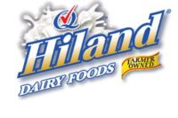 Hiland Dairy logo a division of Prairie Farms