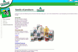 Cloverland dairy homepage