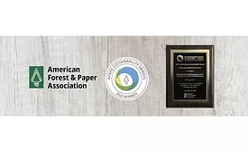 Evergreen Packaging sustainability award
