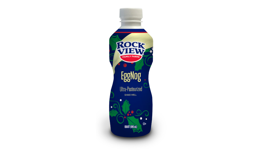 Rockview Farms eggnog new packaging