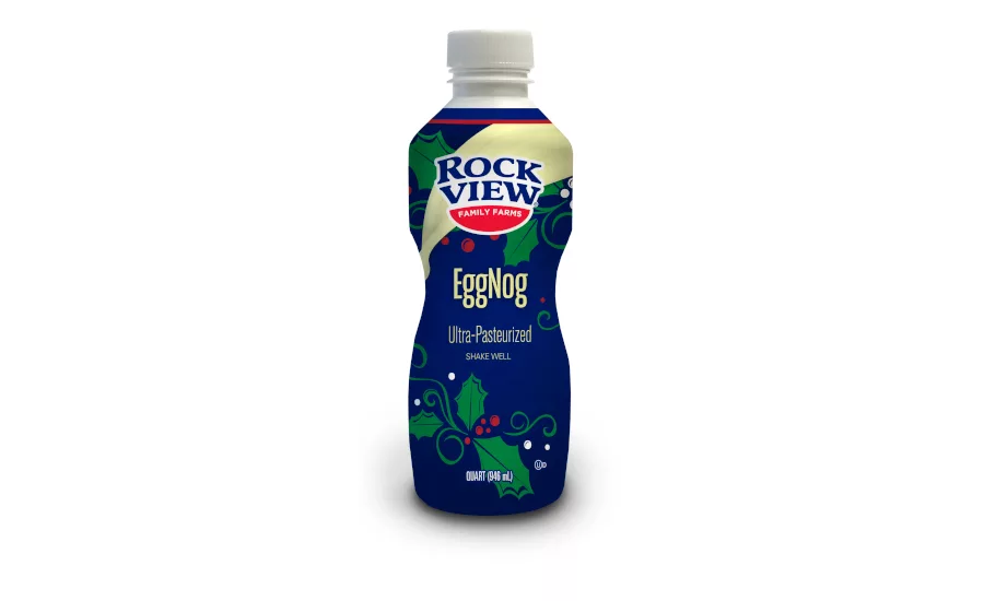 Rockview Farms eggnog new packaging