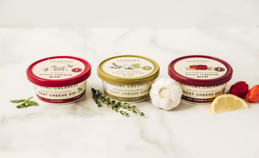 Vermont Creamery goat cheese dips
