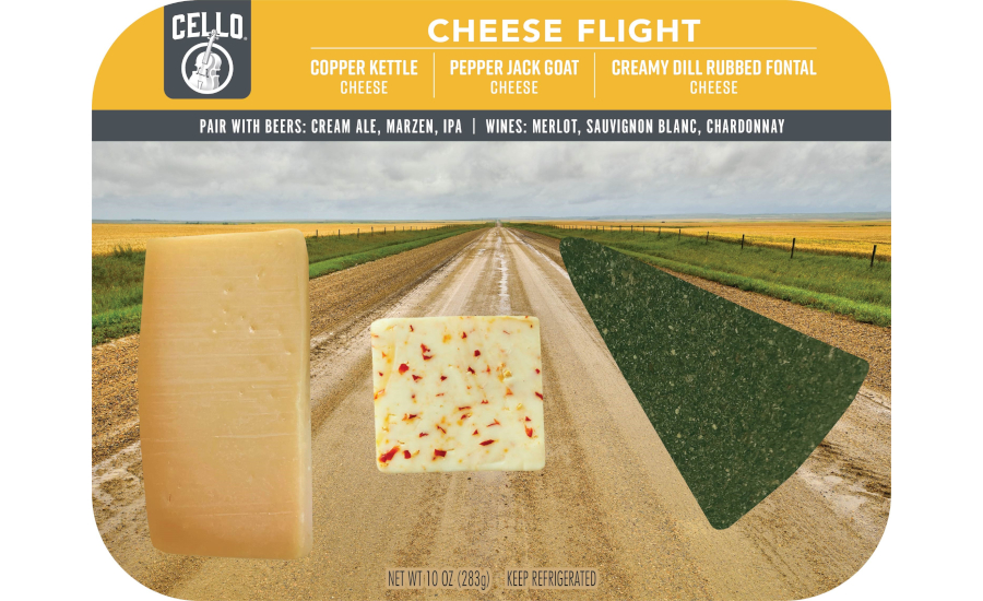 Cello cheese flights