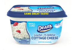 Deans Cottage Cheese curved container