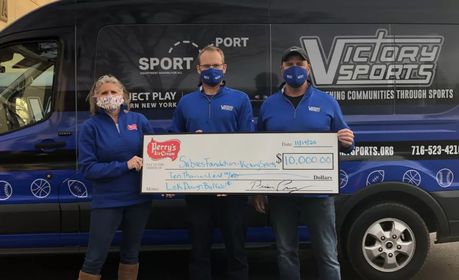 Perrys Ice Cream donation
