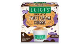 Luigi's Sweet Cream Churro Gelatto