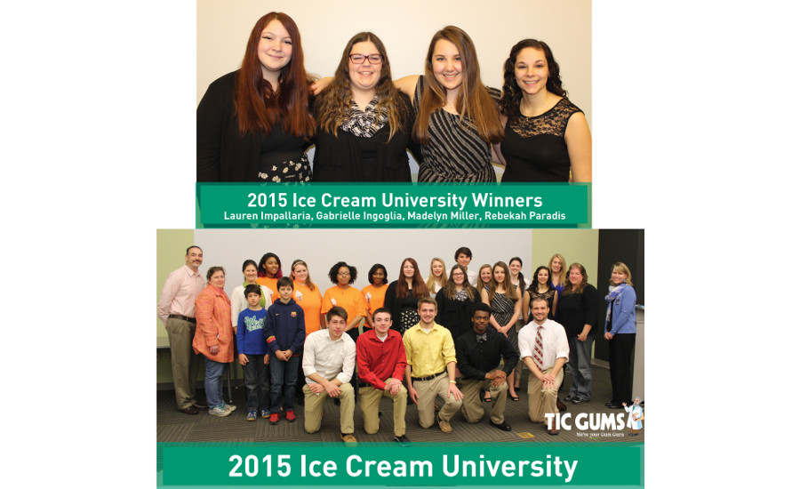 TIC GUMs - Ice cream University 2015 winner