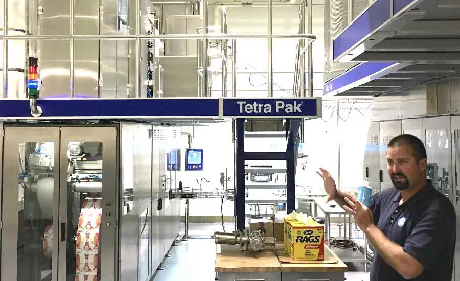 Alex Croy plant manager Tetra Pak, Denton, Texas