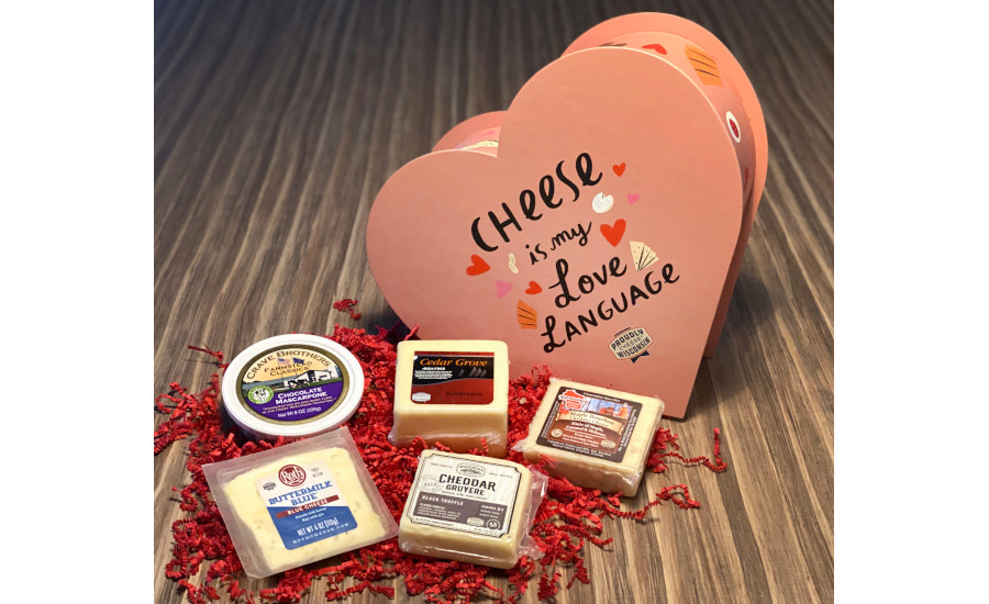 Wisconsin Cheese Valentines Day Cheese Box