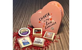 Wisconsin Cheese Valentines Day Cheese Box