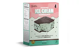 Brothers Ice Cream brownie sandwiches
