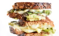 Arla Dill Havarti and avocado national grilled cheese month breakfast sandwich