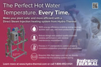 The Perfect Hot Water Temperature. Every Time. From Hydro-Thermal