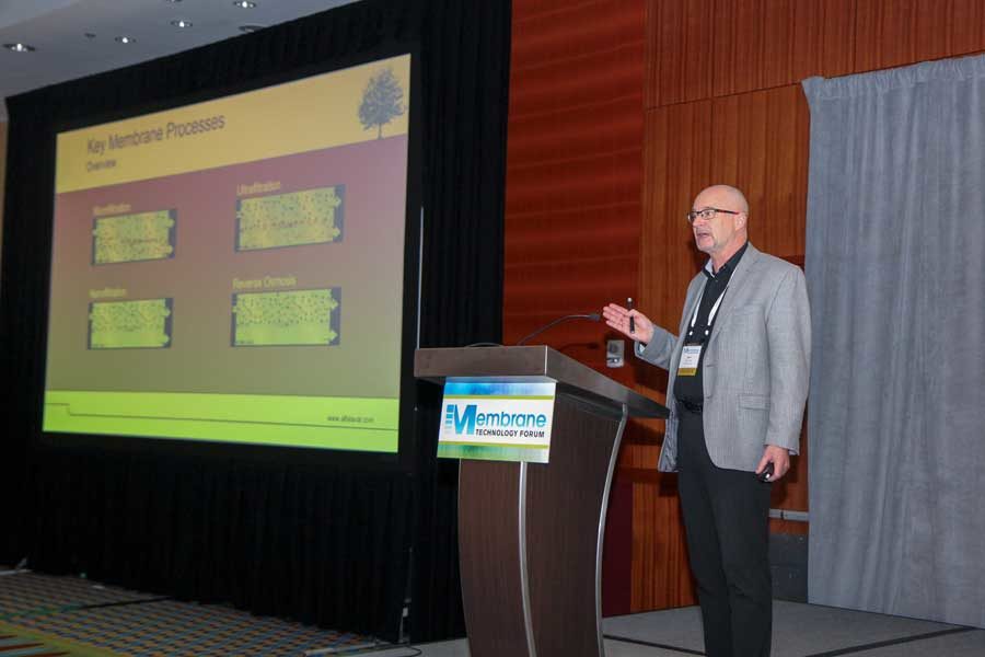 A speaker at Membrane Technology Forum