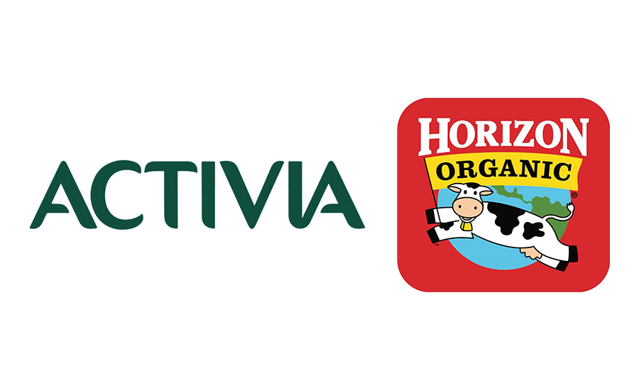 Activia and Horizon Organic logos