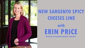 Feature image with Erin Price, General Manager of Consumer Products for Sargento on the left, text of the title on the right.