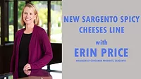 Feature image with Erin Price, General Manager of Consumer Products for Sargento on the left, text of the title on the right.